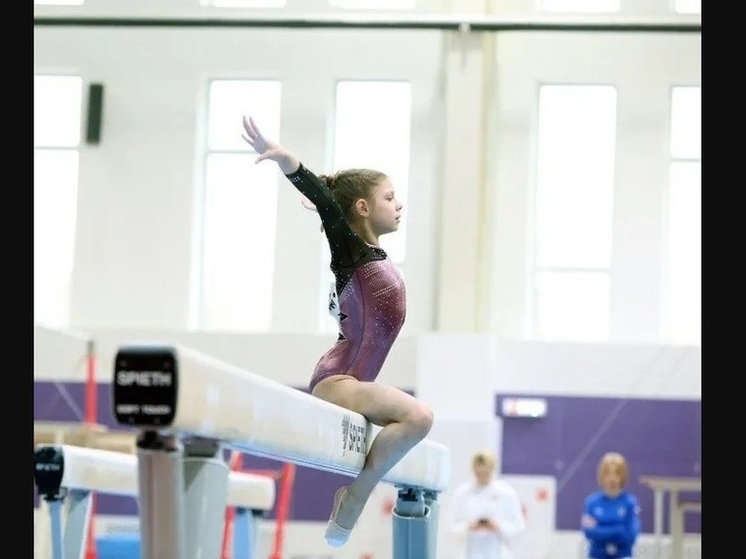Юная гимнастка из Кузбасса взяла две медали первенства России