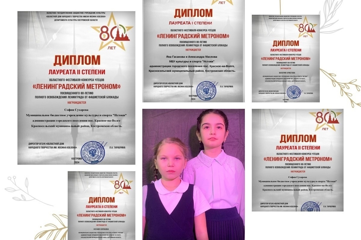 Воспитанники студии «Арлекин» из Красного-на-Волге стали лауреатами костромского конкурса