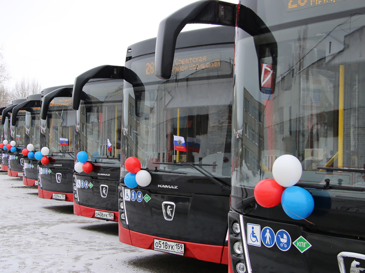 В муниципалитеты Прикамья отправились 98 новых автобусов