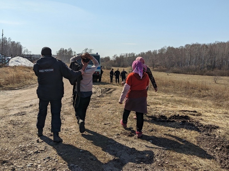 Полиция устроила облаву почти на 200 китайских нелегалов в пригороде Красноярска