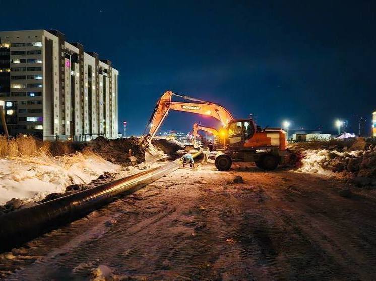 Продолжаются работы по строительству газопровода до Якутской ГРЭС