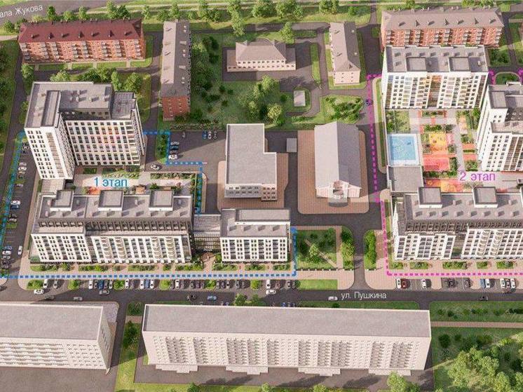 В центре Омска построят две многоэтажки с квартирами для обманутых дольщиков