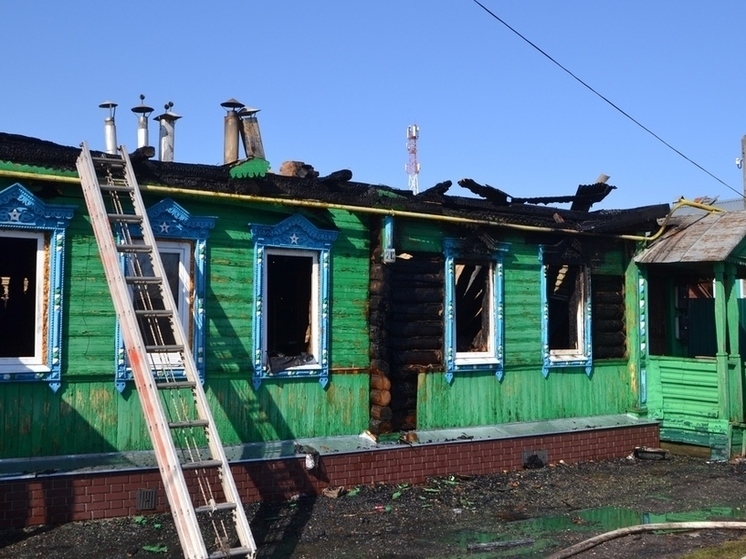 На пожаре в жилом доме в Сапожке погибла 88-летняя женщина