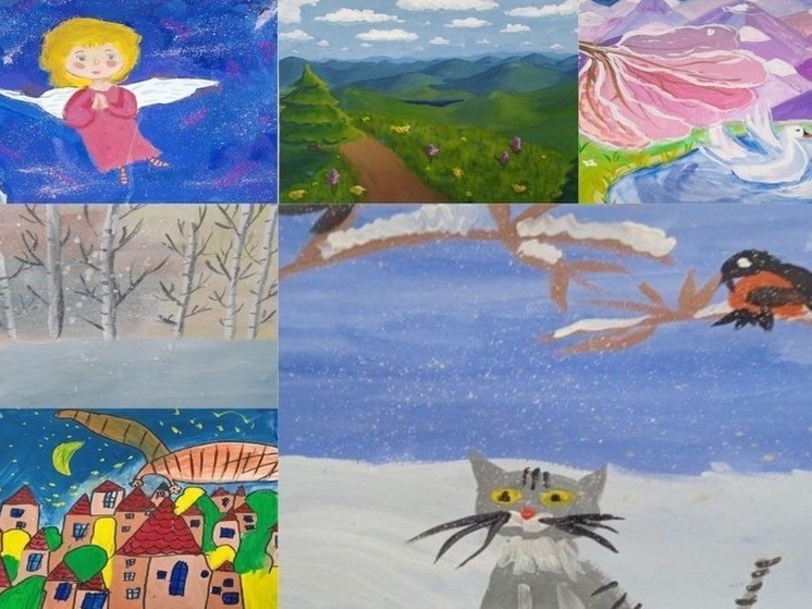 Юные художники прислали 18 работ на конкурс «Мир глазами детей»