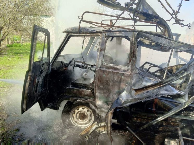 В Курской области обесточены населённые пункты и сгорела машина газовиков после атаки ВСУ