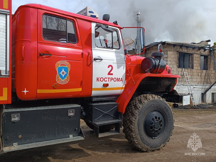 За день в Костромской области сгорели два дома