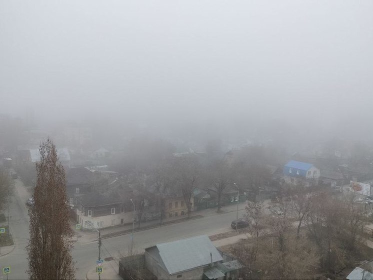 ГАИ из-за накрывшего Саратовскую область тумана просит быть внимательнее