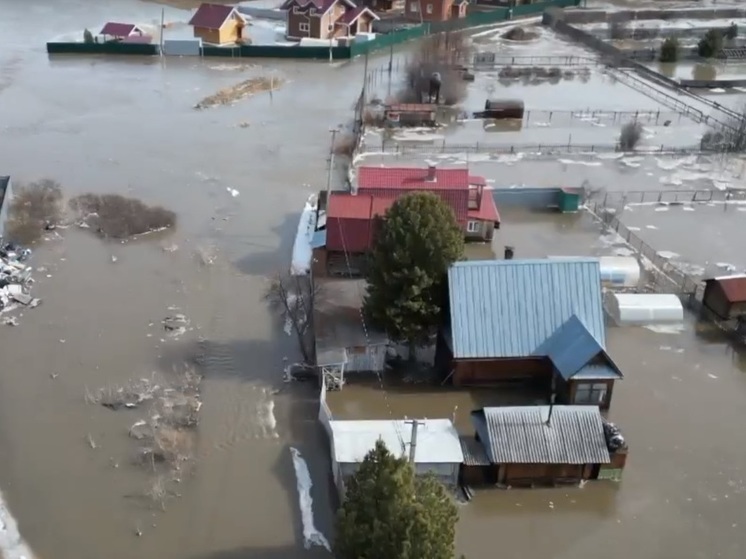 В селе Курлек под Томском спасатели эвакуировали сторожа с подтопленной территории