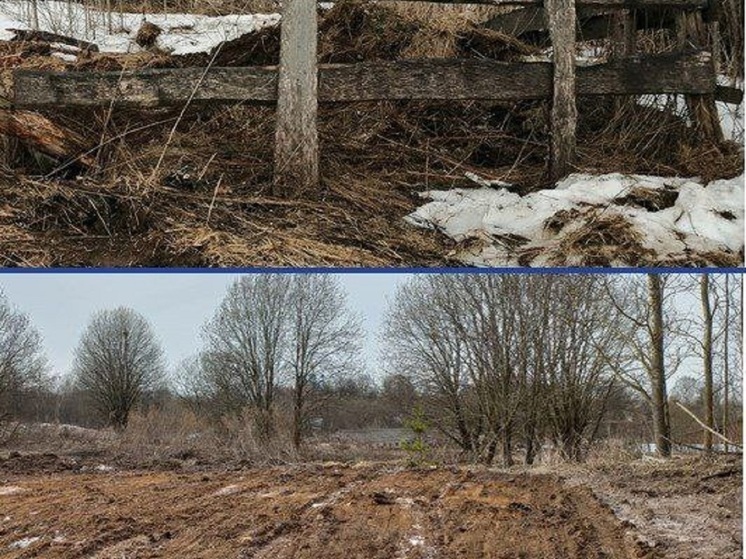 Скотомогильник ликвидировала ветслужба в Калужской области