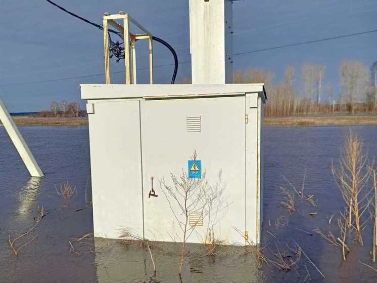 Подстанция в затопленном селе Вершинино под Томском обесточена