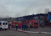 Открытое пламя ликвидировали на пожаре здания складов по улице Логовой, 55, в Чите. Об этом 11 апреля сообщили в telegram-канале МЧС по Забайкальскому краю.