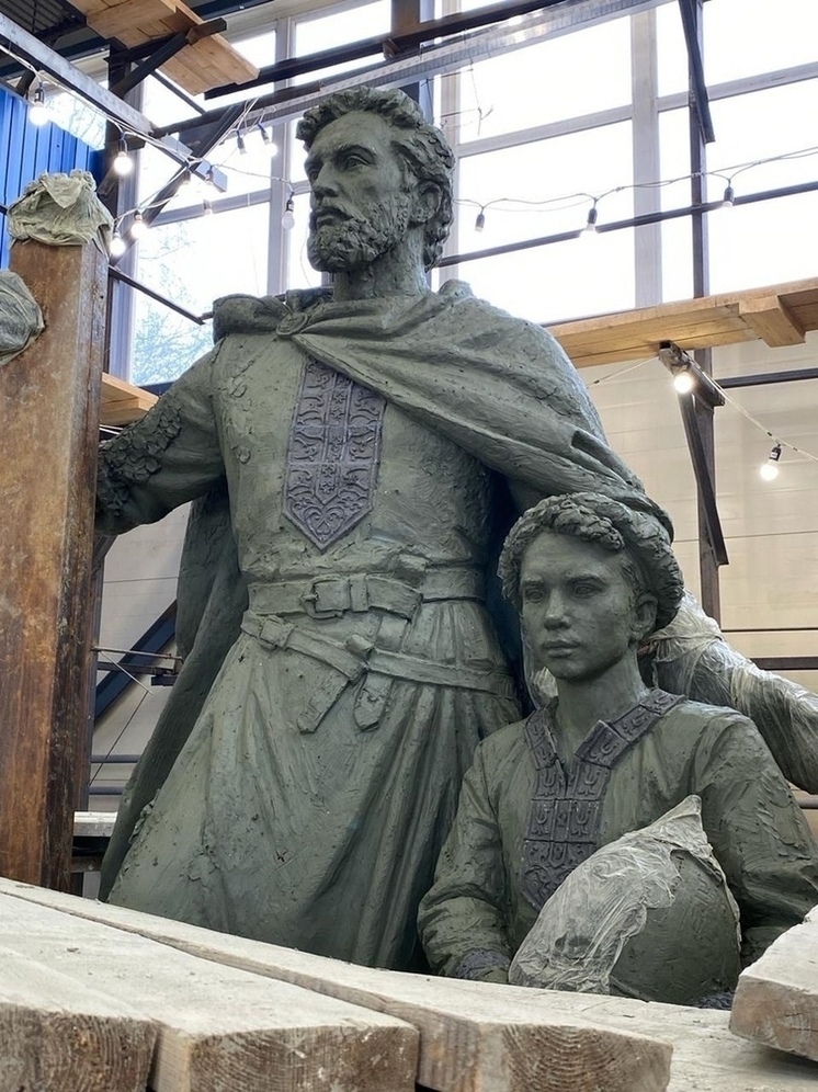 Модель памятника Ярославу и Александру, который поставят в Сортавале, готова