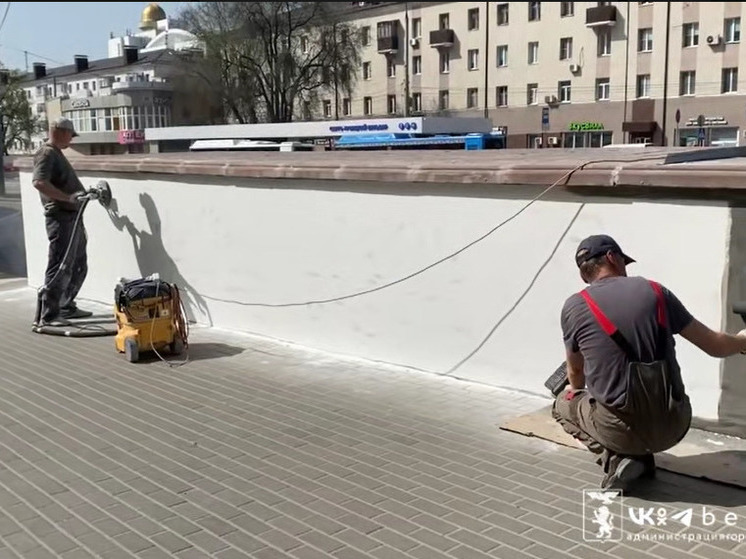 В Белгороде исправляют недочеты в отделке перехода «Свято-Троицкий бульвар»