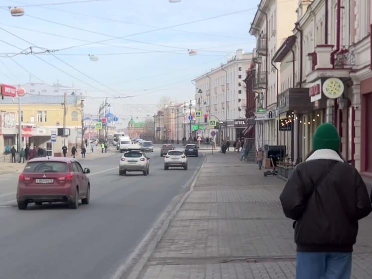 Тротуарную плитку и дорожное полотно обновят на проспекте Ленина в Томске