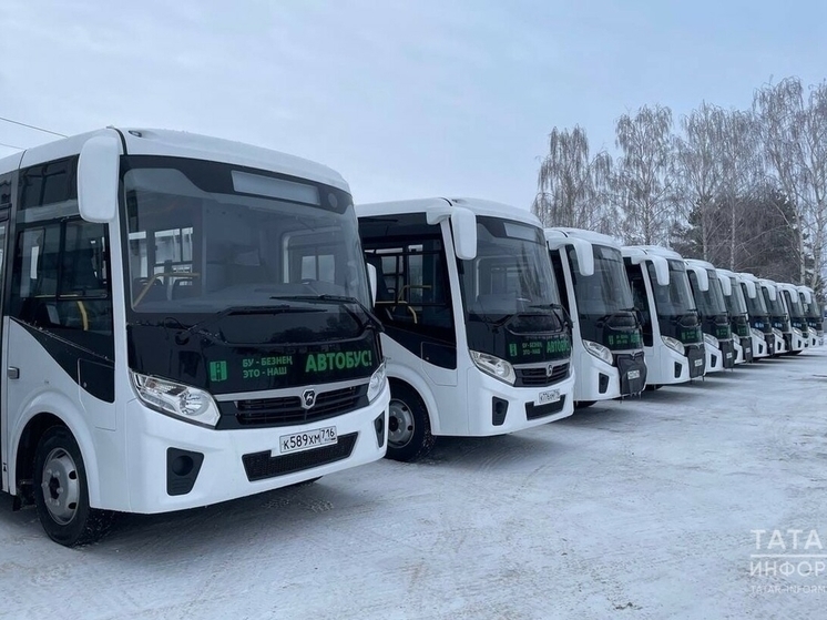 В Татарстане утвердили поставку для районов 119-ти автобусов
