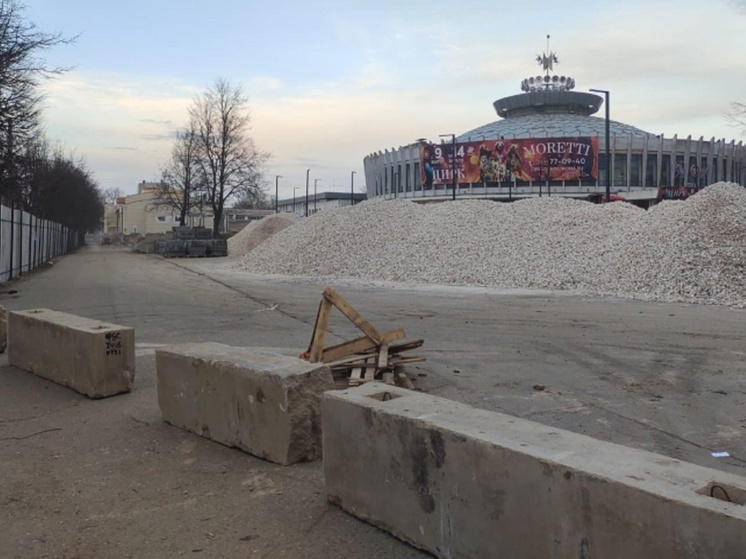 Территория возле Костромского цирка станет временно недоступна для пеших прогулок