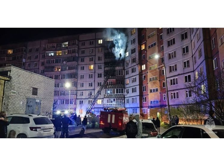 В Смоленске на Попова в пожаре пострадали дети