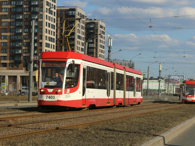 Трамвай врезался в толпу пешеходов в Петербурге
