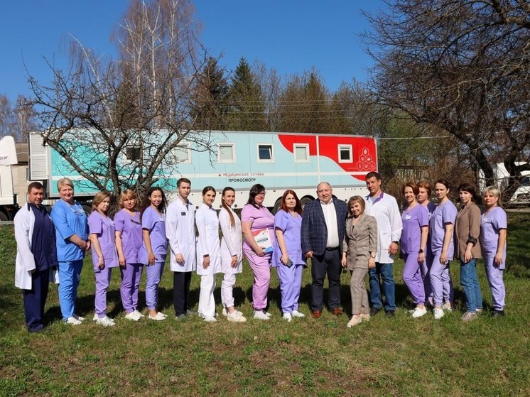 Поезд здоровья провёл первый приём пациентов в Курской области