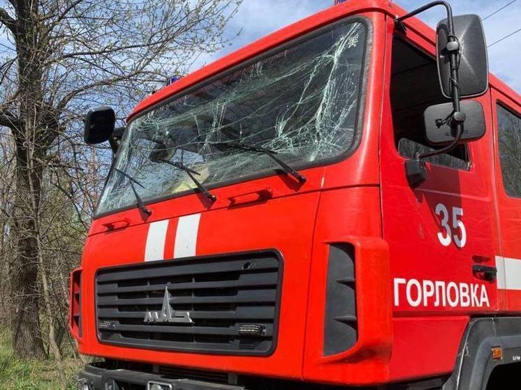 Украинский беспилотник атаковал спасателей в Горловке: есть жертвы
