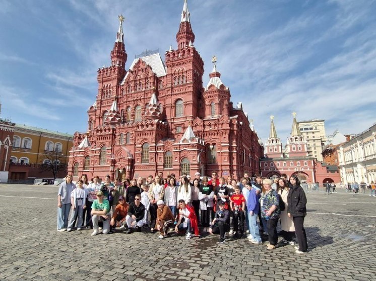 Углегорское «Движение Первых» побывало на выставке ВДНХ в Москве