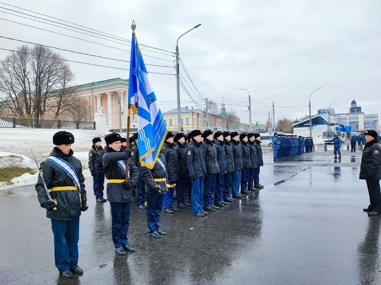 В Архангельске состоялась тренировка Парада Победы на Красной Пристани
