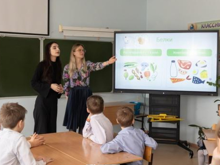 Тюменских школьников обучают правильному питанию