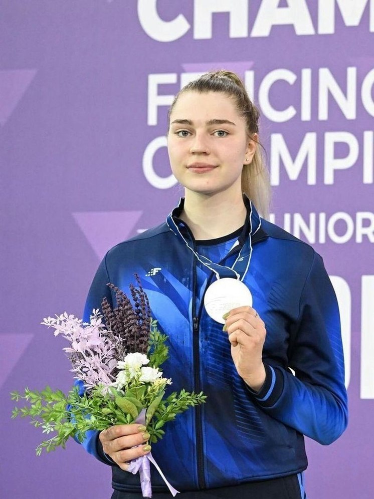 Курянка Полина Волобуева завоевала 2 место на первенстве мира по фехтованию