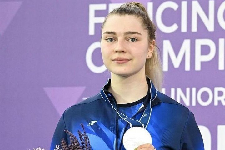 Kursk resident Polina Volobueva won 2nd place at the world fencing championship