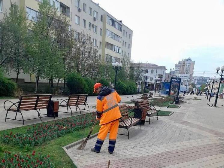 Мэр Белгорода проверил, как в городе проходит весенняя уборка