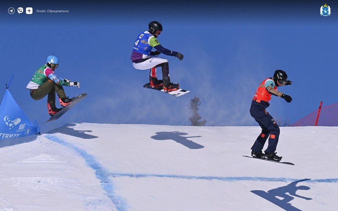 Ямал принял финал Кубка России по сноуборд-кроссу: фоторепортаж