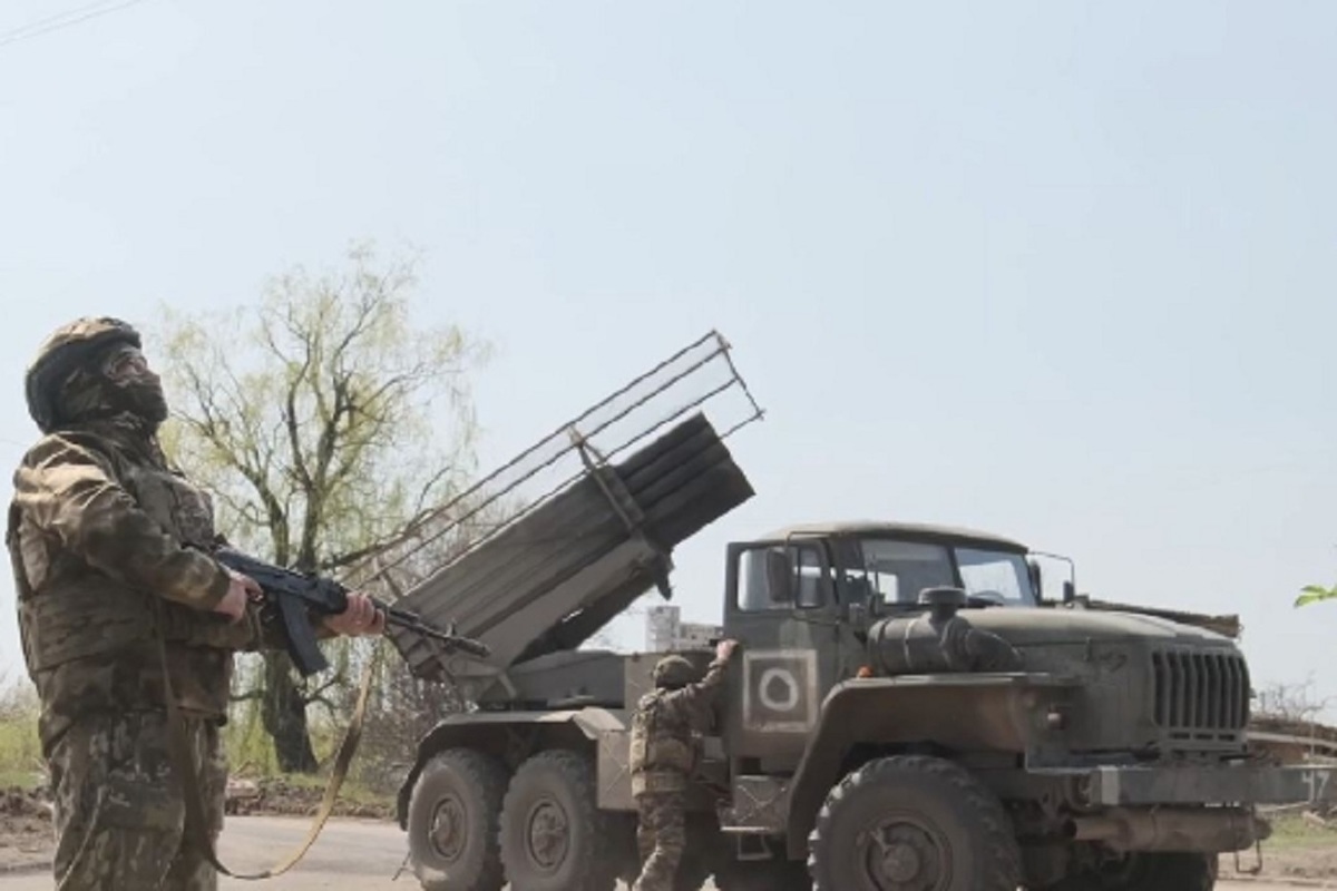 Grad rockets destroyed the Ukrainian Armed Forces in the Avdeevka direction