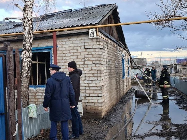 Три человека сгорели на пожаре в Русско-Полянском районе Омской области