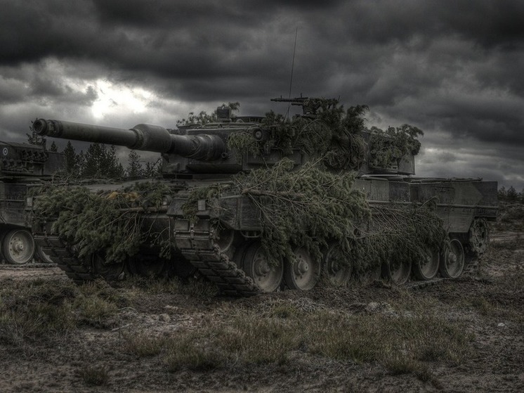 Артиллерист Лазаренко поразил танк Leopard 2 первым же снарядом