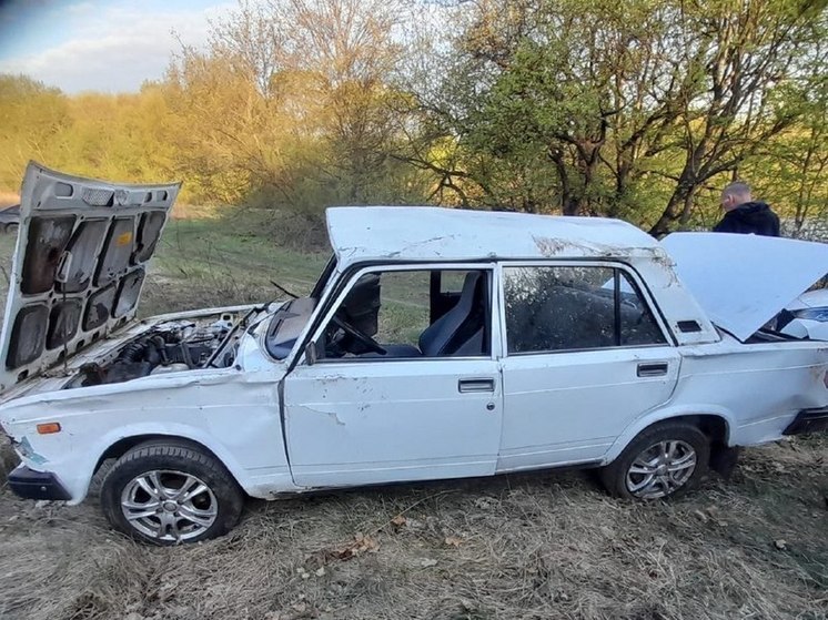 Два юных жителя Воронежской области ночью опрокинулись в автомобиле
