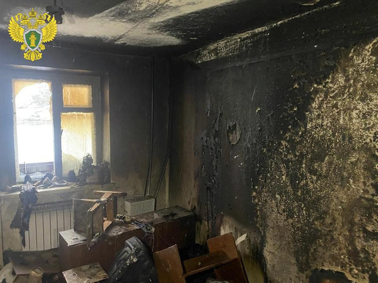 Причиной пожара и гибели двух человек в Териберке могло стать курение в постели