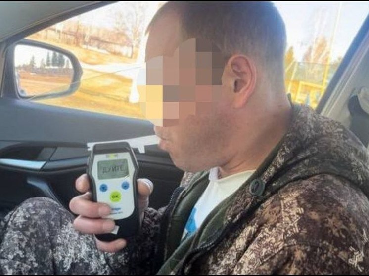 Автоинспекторы в Тюменской области остановили пьяного водителя