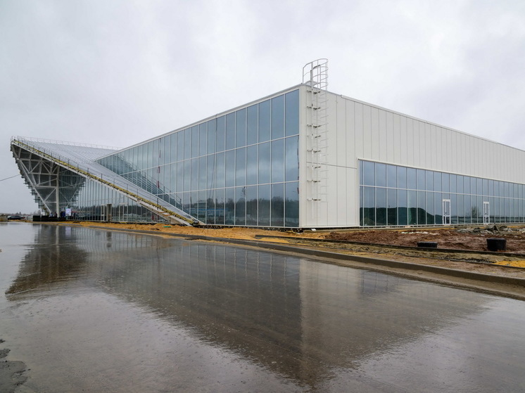 На строительстве терминала аэропорта Йошкар-Олы выполнена половина работ