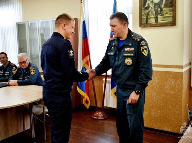 Военнослужащих наградили за помощь в период паводка в Псковской области