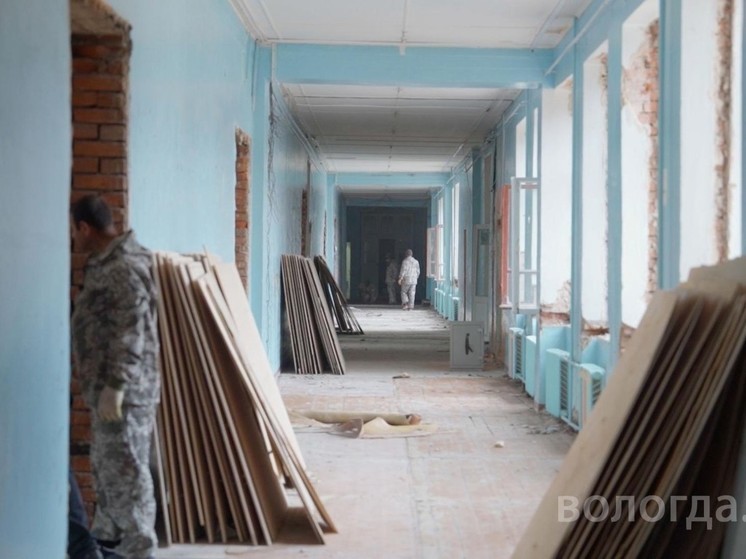 Демонтажные работы в школе №8 Вологды практически завершены