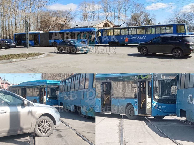 ДТП с участием автобуса и трамвая произошло в Новокузнецке