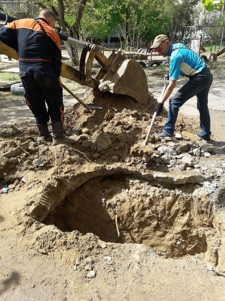 В Новой Каховке устранили аварию на водопроводной сети