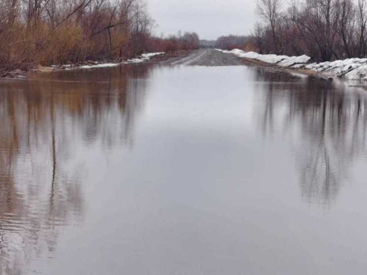 Вешние воды затопили дорогу Томск-Каргала-Колпашево