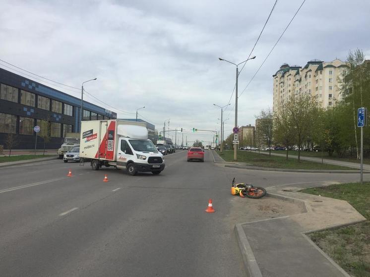 В Липецке в ДТП пострадал мотоциклист