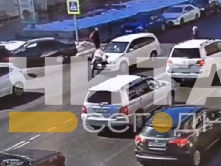 Honda сбила женщину на пешеходном переходе в центре Читы