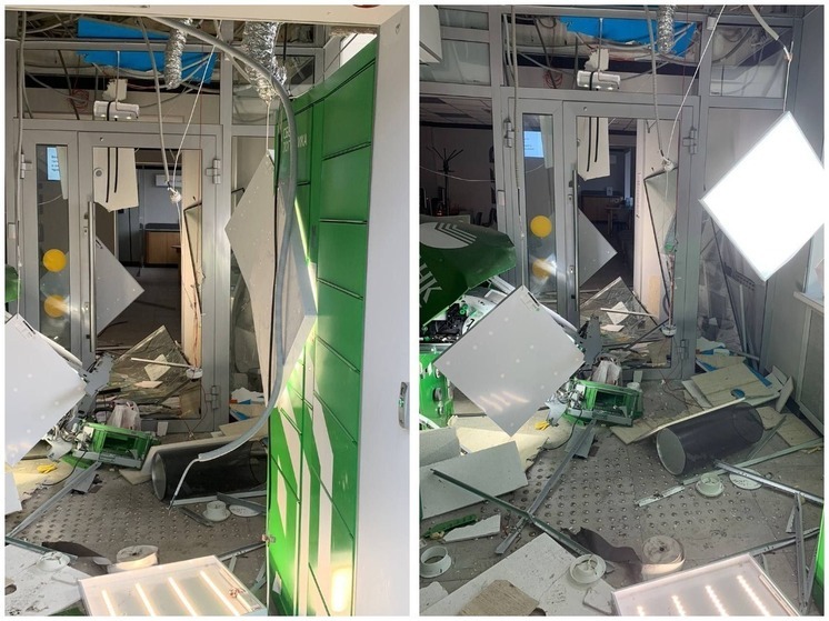 В среду, 17 апреля, утром на улице Краснознамённой произошёл взрыв в офисе Сбербанка – неизвестный пытался взорвать банкомат