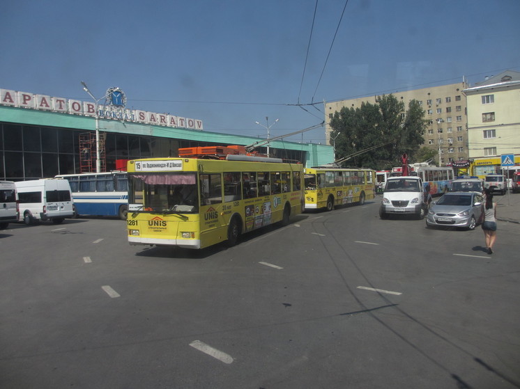 Около вокзала в Саратове меняется схема автодвижения