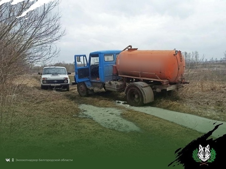 Белгородского ассенизатора наказали за слив отходов в неположенном месте