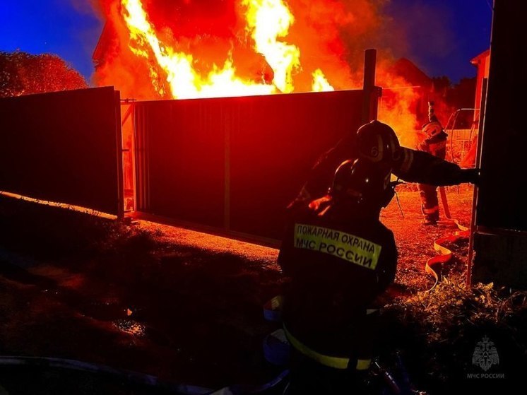  Пожар уничтожил жилой дом в Тымовском районе