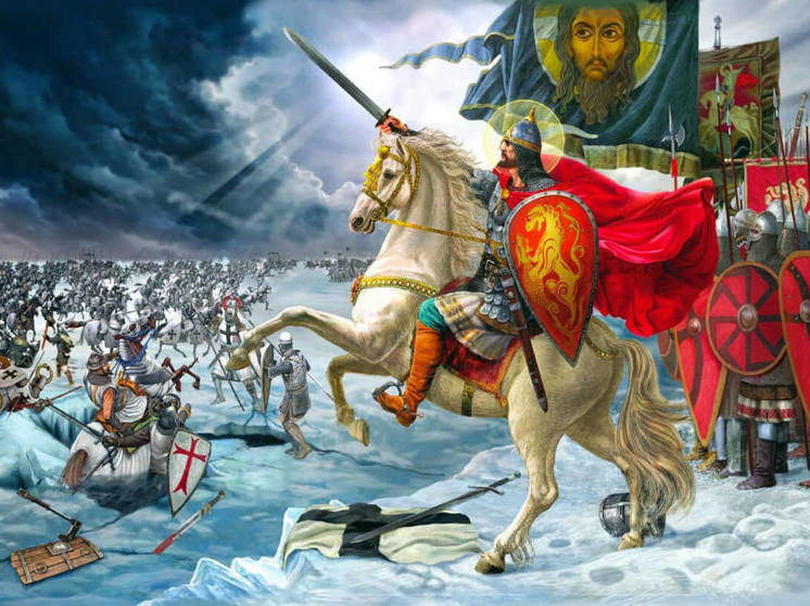 18 апреля - день воинской славы. День Ледового побоища на Чудском озере в 1242 году.